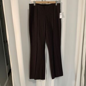 Elegant Gap, Terra Brown, Slight kick Flair Cropped Trousers